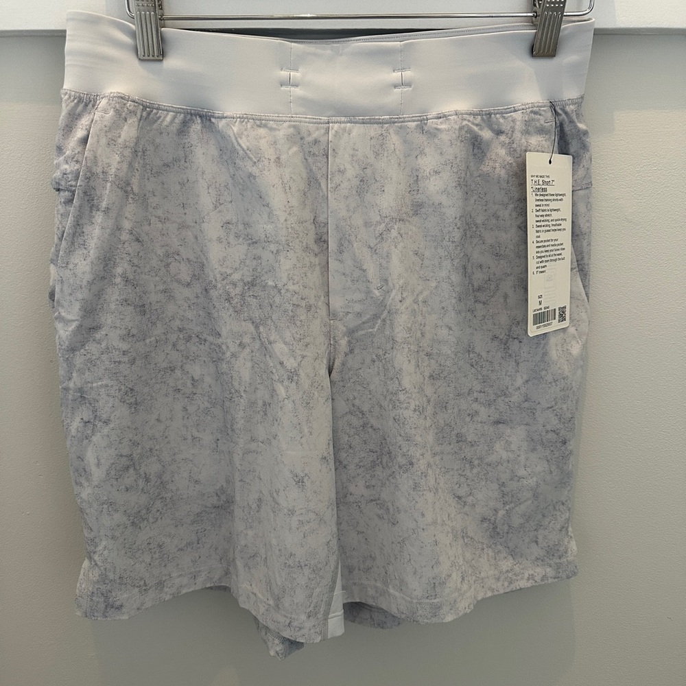 Lululemon T.H.E. Short 7" Linerless Men's Medium NEW With Tags